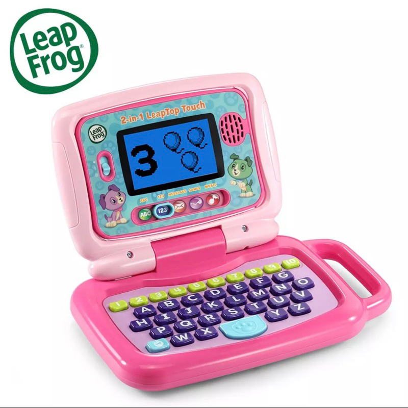 二手九成新【Leap Frog】翻轉小筆電 / 我的小筆電 粉色