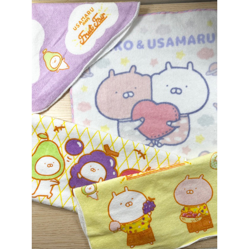 日單《Usamaru/一番賞/睡眠時間/兔丸/咖啡廳/星之卡比》超細纖維 小方巾 方巾 手帕（薄款）