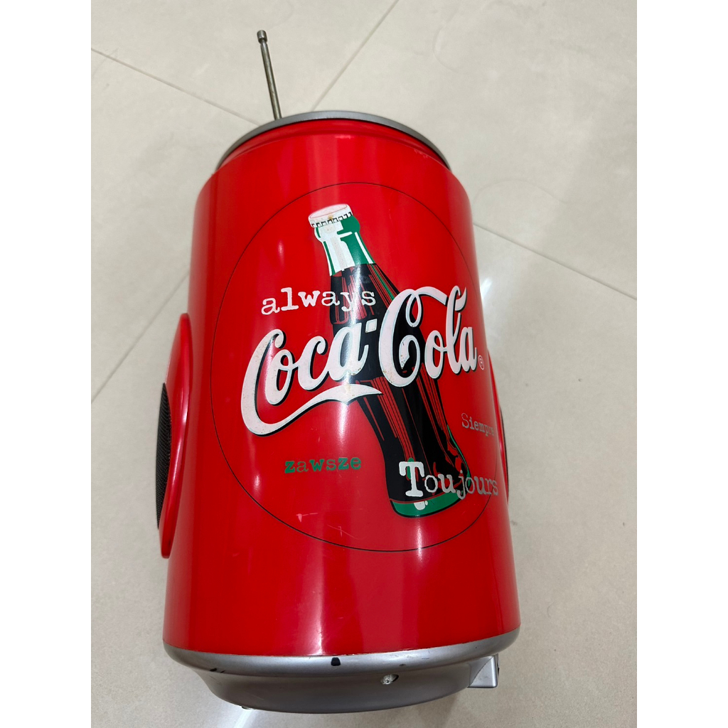 【COCA COLA】可議理想價！絕版逸品 可口可樂大型造型卡帶/收音機