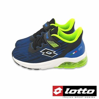【MEI LAN】義大利 LOTTO (童) SPEEDRIDE 透氣 緩震 氣墊 跑鞋 8946 藍 另有玫瑰粉色