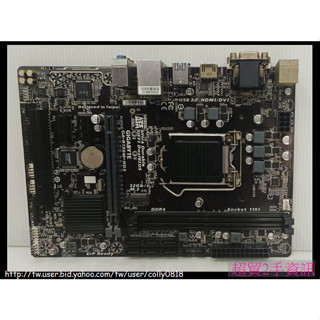 超貿2手資訊 技嘉 GA-B150M-HD3 /DDR4/PCI-E/SATA/1151-保固1個月