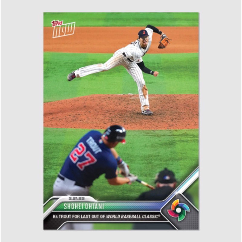 PSA10 Topps Now WBC 大谷翔平vsトラウト（PSA10！2023 TOPPS