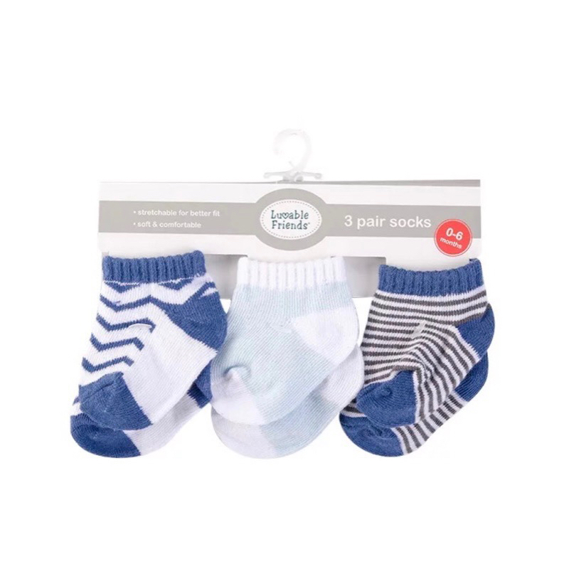 現貨特價 美國Hudson baby新生兒0-6個月純棉襪子