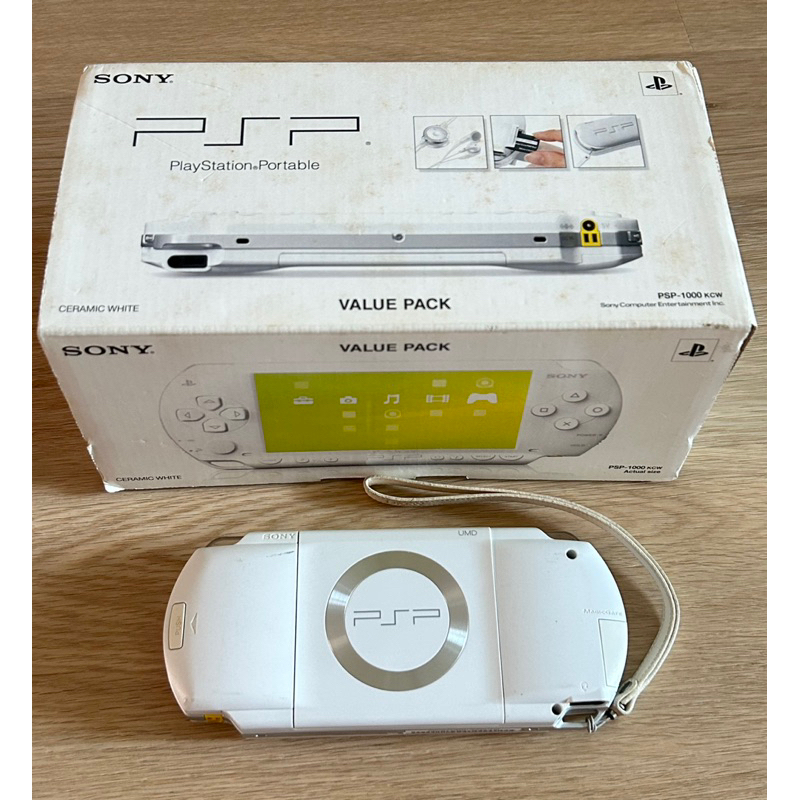 二手 SONY PSP-1000 KCW (無電池) 遊戲機 掌上遊戲機 掌上型電動玩具