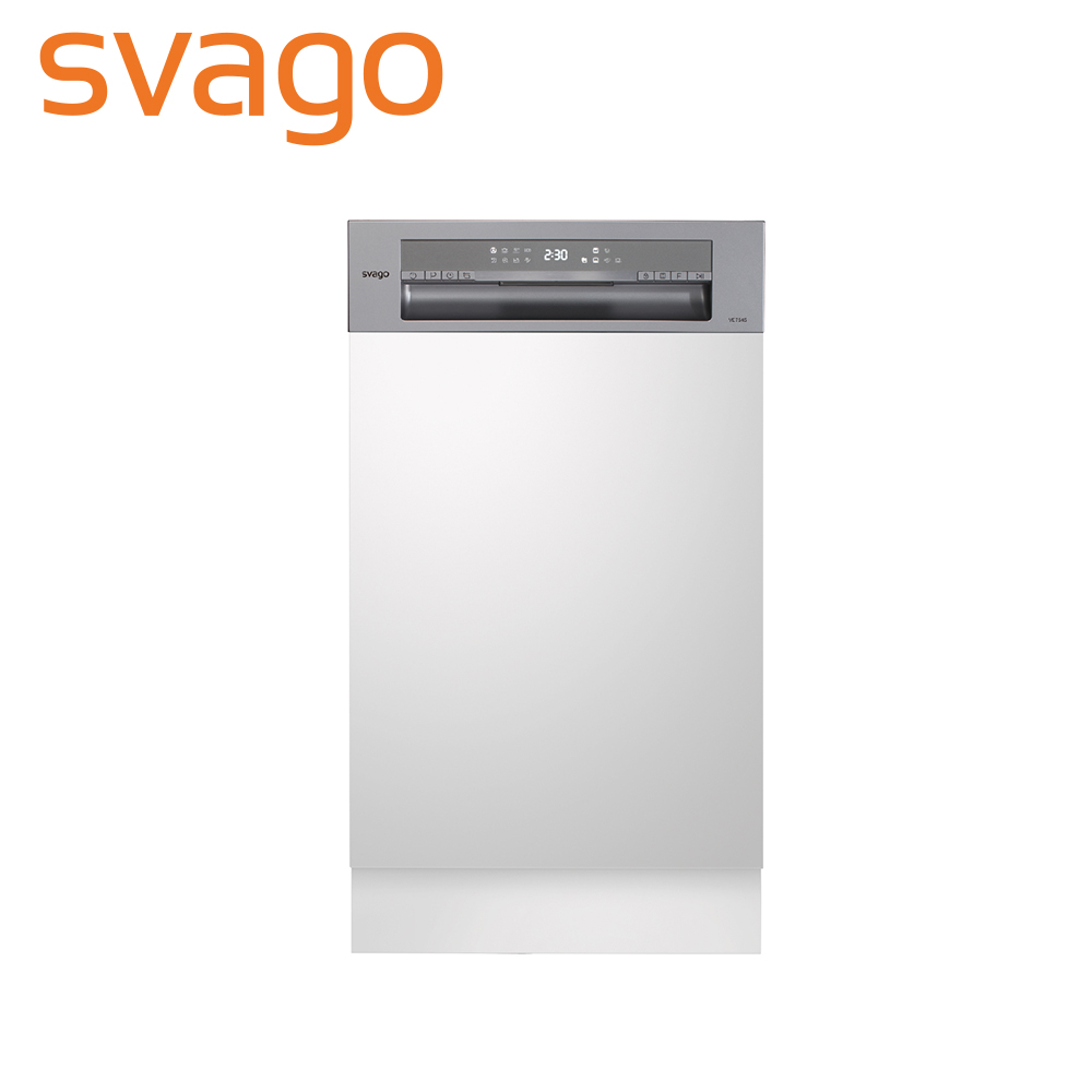 SVAGO 半嵌式45cm自動開門洗碗機 不含安裝 VE7545