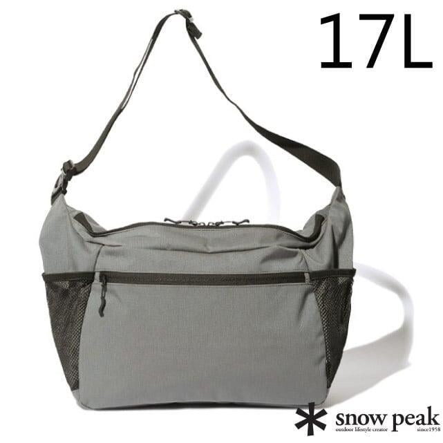 【日本 Snow Peak】日用休閒通勤側背包 17L 單肩背包 斜背包_AC-21AU416GY