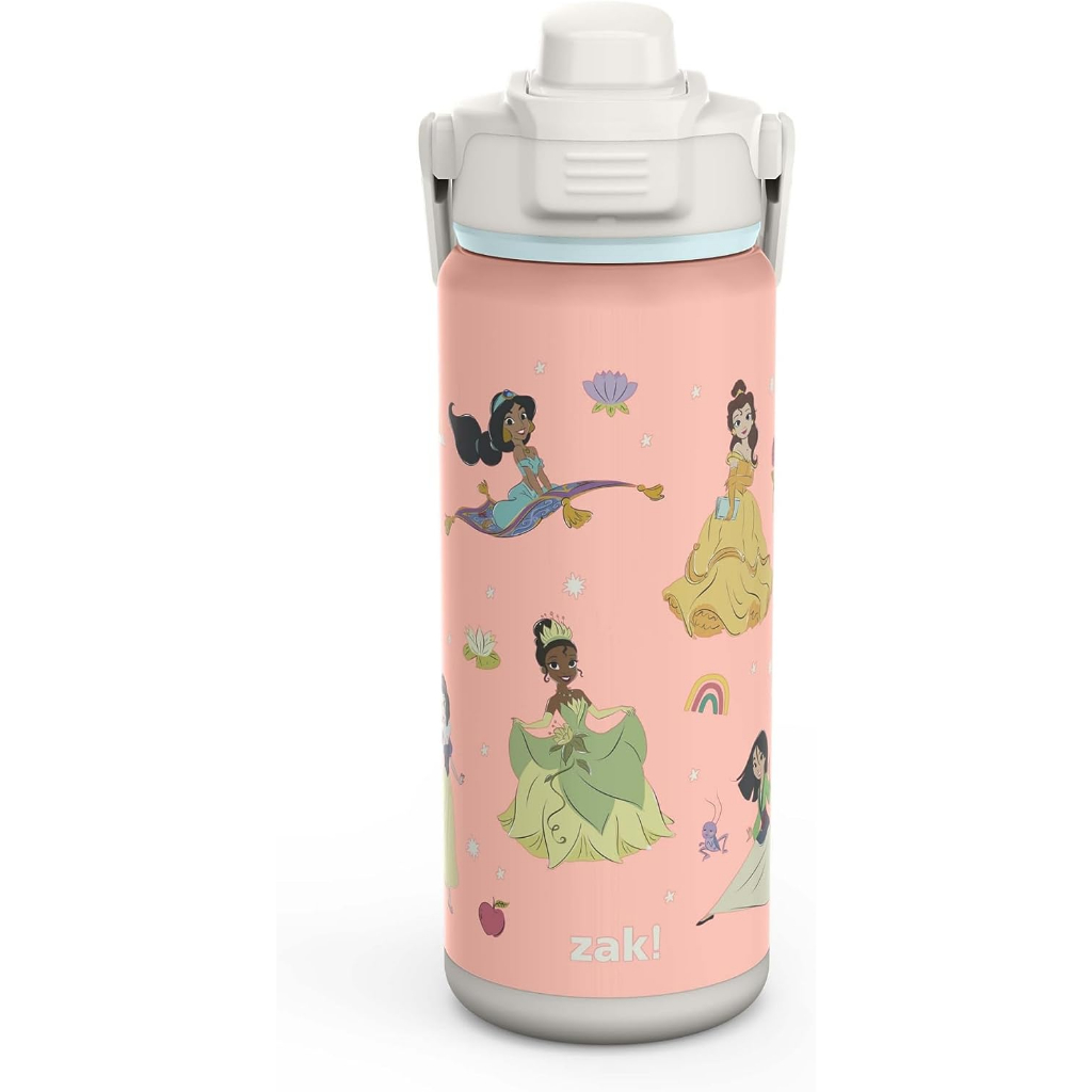 預購 590ml🚀美國空運🚀美國迪士尼公主 灰姑娘白雪公主保溫杯  兒童水壺 不銹鋼 水壺  保溫水壺 吸管水壺 ZAK