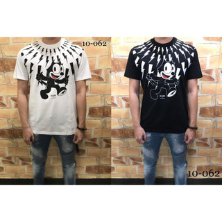 高雄凡賽斯歐洲精品 NEIL BARRETT NB 菲力貓 FELIX CAT 聯名款 閃電 黑白 短T/T-SHIRT