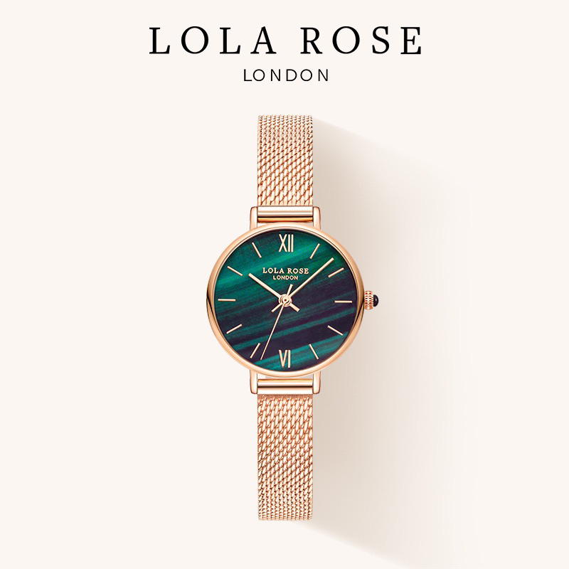 Lola rose玫瑰金小綠錶 母親節 送禮 禮物 女錶
