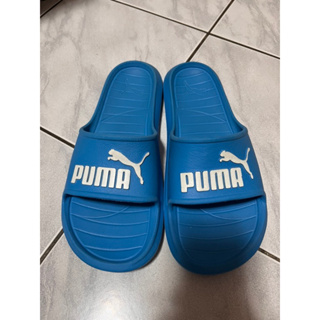 二手Puma水藍色拖鞋 運動拖鞋 平底拖鞋