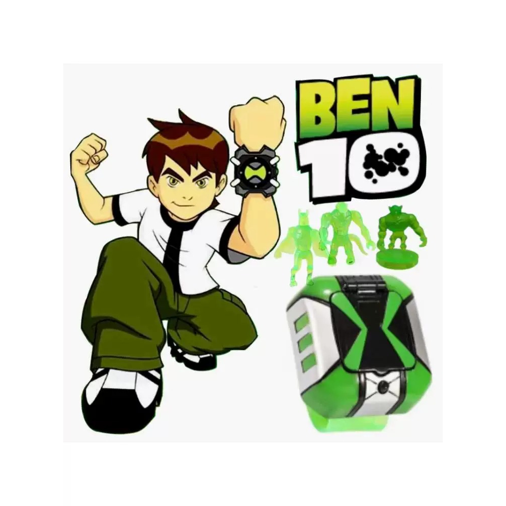 ben10少年駭客田小班卡通發聲發光變形器裝置男孩投影手錶玩具