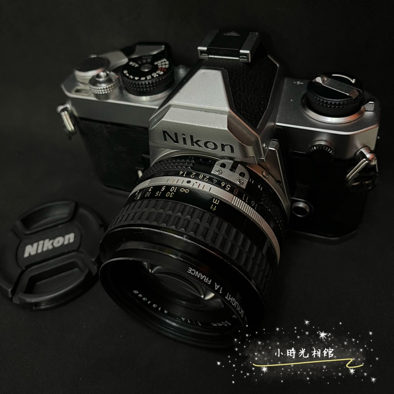 經典全機械單眼美機 Nikon FM 三花版 可選配50mm f1.4 Ai銘鏡