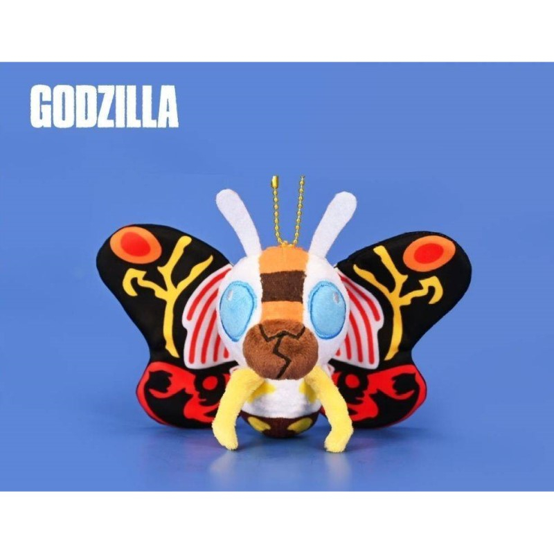    3吋哥吉拉趴姿魔斯拉玩偶 絨毛娃娃 摩斯拉 Mothra 莫斯拉 蝴蝶