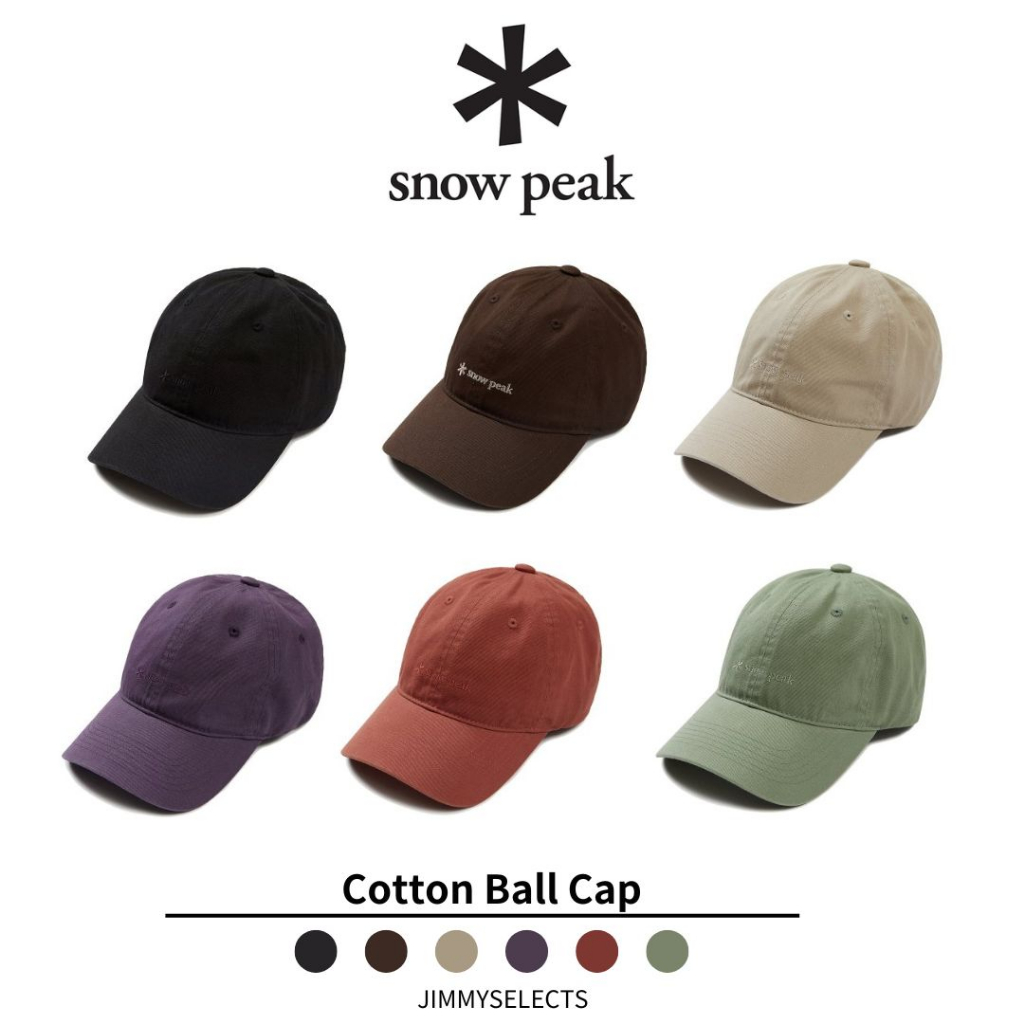 【吉米.tw】韓國代購 Snow Peak 雪諾必克 Cotton Ball Cap 復古 棒球帽 老帽 帽子 SEP