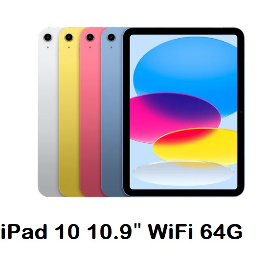 Apple iPad 10th 10.9 吋 (2022) Wi-Fi 64GB 台灣公司貨 全新品