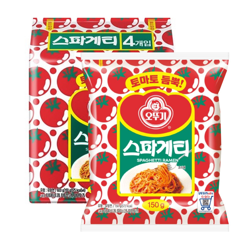 韓國 OTTOGI 不倒翁 番茄風味義大利麵 紅醬 義大利麵 泡麵 即泡即食 速食 麵
