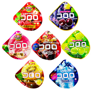 日本 味覺糖UHA 酷露露Q糖 草莓／葡萄／水蜜桃／可樂／白葡萄／奇異果／汽水 40g 軟糖