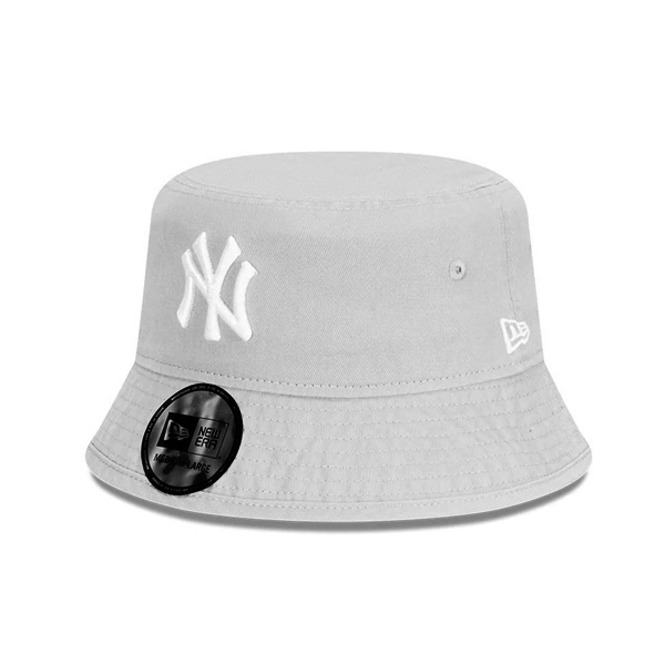 【NEW ERA】MLB 漁夫帽 NY 紐約 洋基 馬卡龍色 淺灰色 休閒 少量【ANGEL NEW ERA】