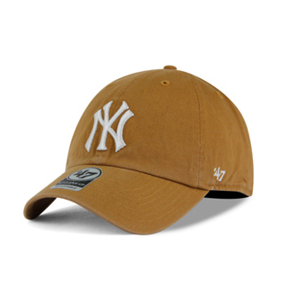 【47 brand】MLB NY 紐約 洋基 卡其色 軟板 老帽 棒球帽 穿搭 潮流【ANGEL NEW ERA】