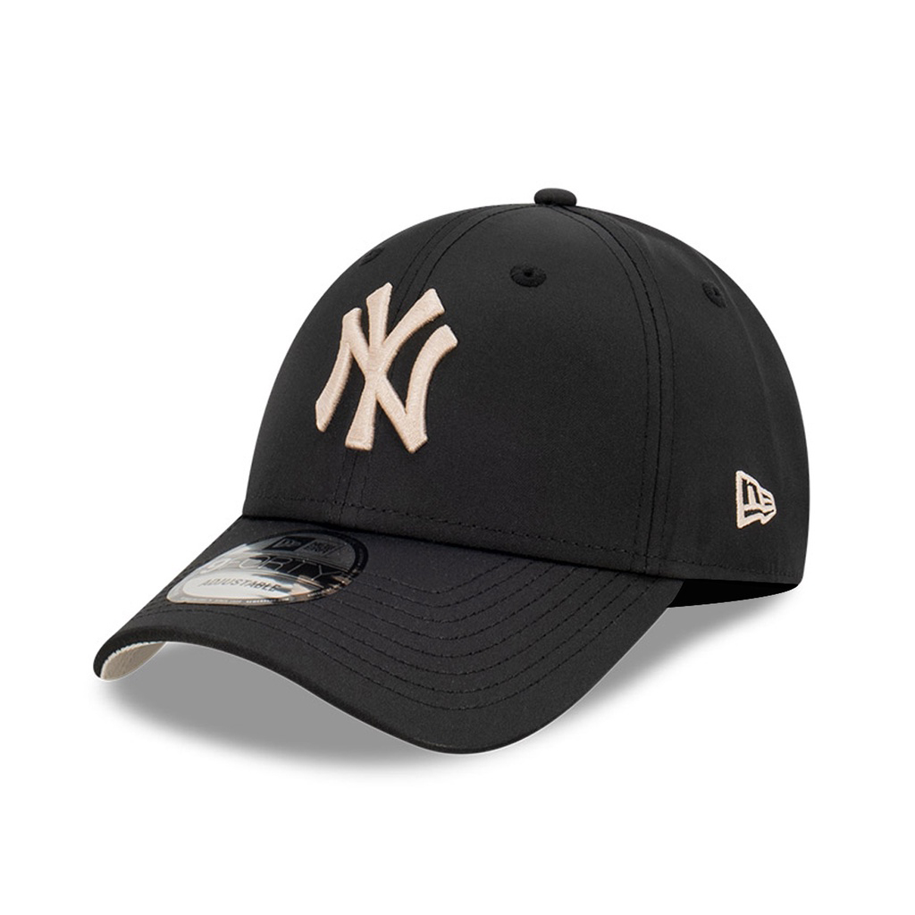 【NEW ERA】 MLB NY 紐約 洋基 尼龍 經典黑 粉橘字 9FORTY 老帽【ANGEL NEW ERA】