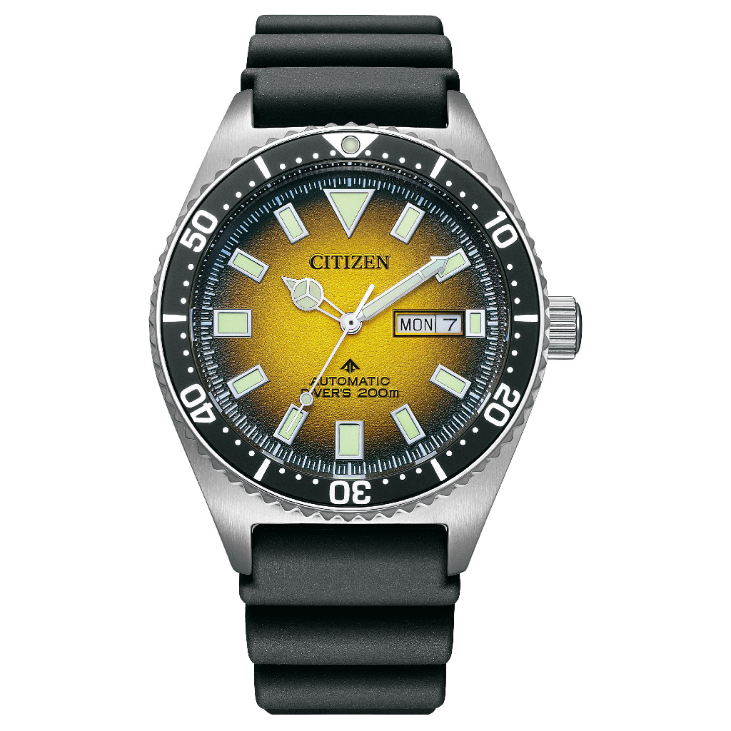CITIZEN NY0120-01X《PROMASTER機械式潛水錶》41mm/漸層錶盤設計/黃【第一鐘錶】