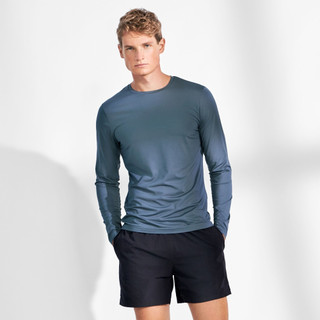 Bread & Boxers Long-Sleeve Active 長袖經典圓領速乾除臭T 獵戶座青