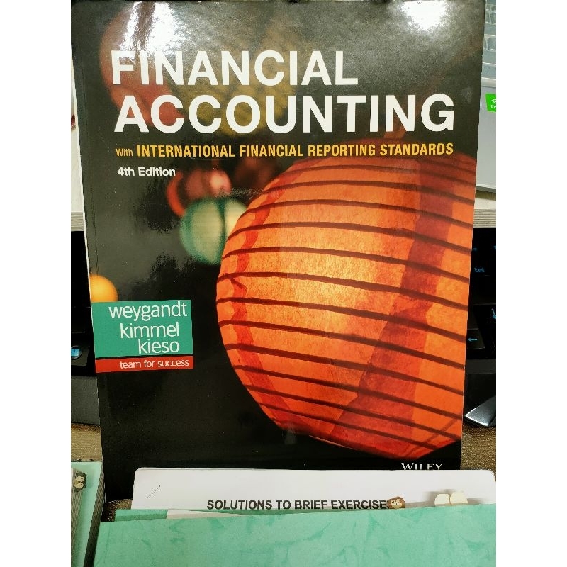 初級會計學 Financial Accounting 財務會計 中文 原文