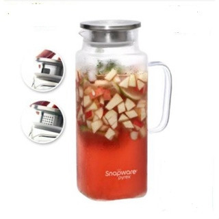 康寧 Snapware淨漾耐熱玻璃水壺 1950ml～再贈瓶刷