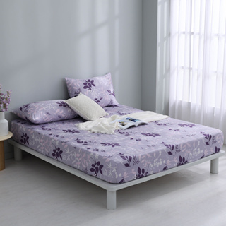 紫葉莊園-40支200織紗精梳棉枕套床包組