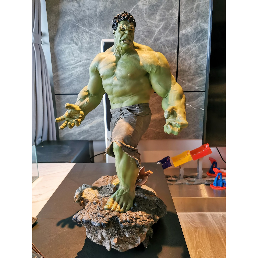 Sideshow  Avengers HULK 絕版經典 漫威 復仇者聯盟 綠巨人 浩克 Maquette 1比4 雕像