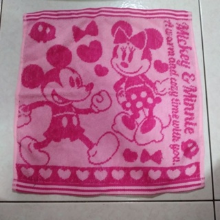 迪士尼毛巾 米奇 米妮 方巾 兒童毛巾 口水巾
