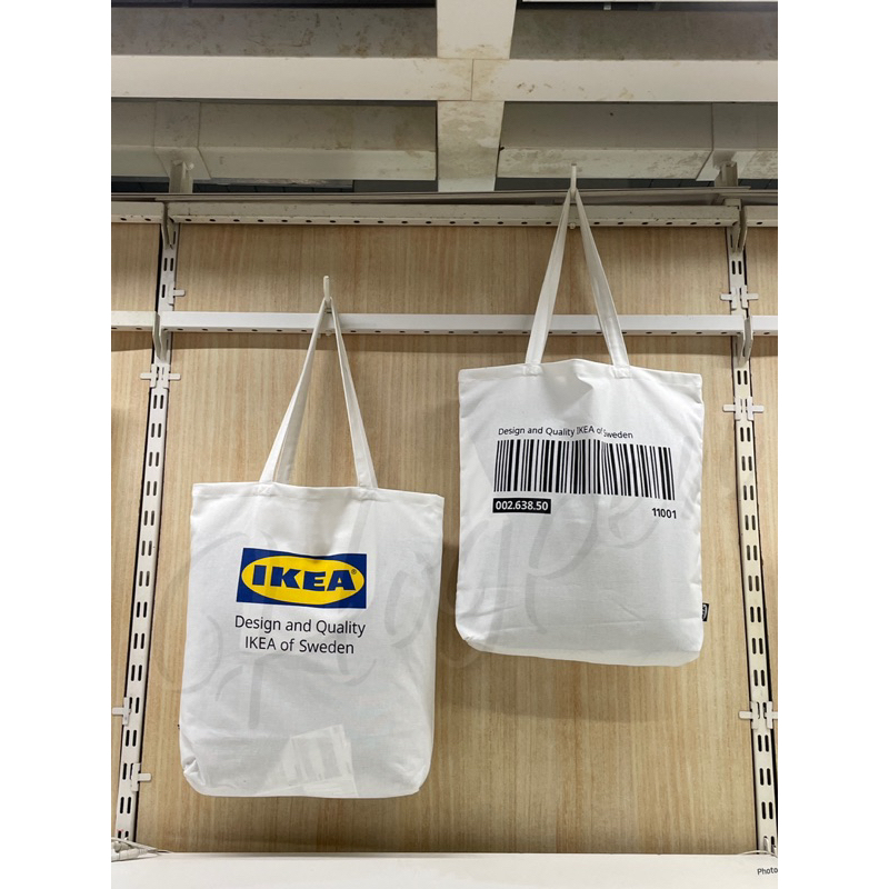 現貨 IKEA帆布袋 IKEA LOGO帆布袋 帆布袋 可裝A4