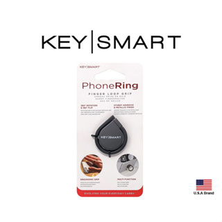 美國Keysmart Phone Ring鋁合金手指環手機支架【KS910-BLK】