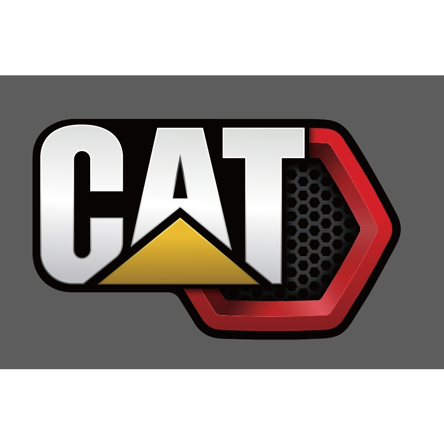 CAT 卡特 CATERPILLAR 重機械 挖掘機 卡車 挖土機 Logo 3M反光貼紙 工程級 多種規格