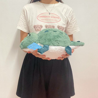 爆款圓滾滾鱷魚娃娃 鱷魚抱枕 玩偶絨毛娃娃 生日禮物
