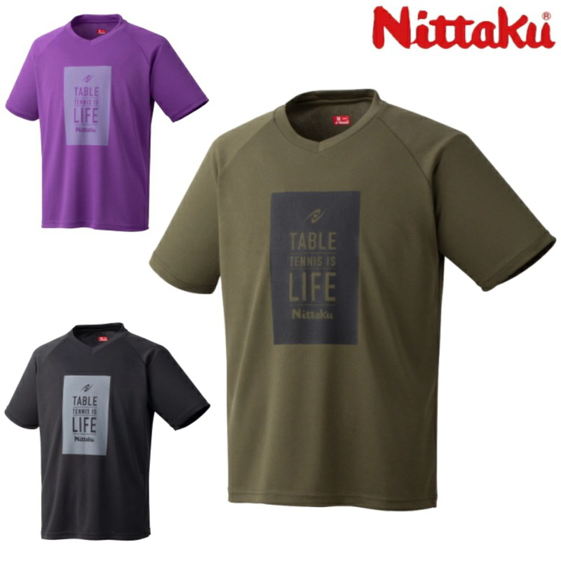 《桌球88》 全新日本進口  Nittaku 桌球衣 桌球服 運動服 運動上衣 排汗衣 運動T恤 訓練服 T-shirt