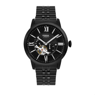 FOSSIL | 鏤空機械腕錶 - 黑鋼 ME3062