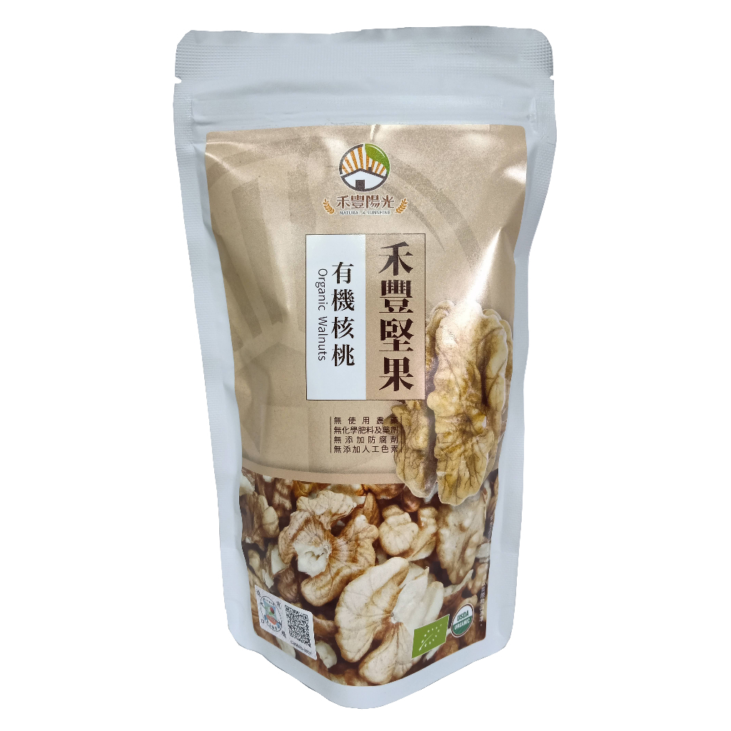 禾豐陽光 有機核桃120g/包(全素)(另有即期品效期至2024.08.14)