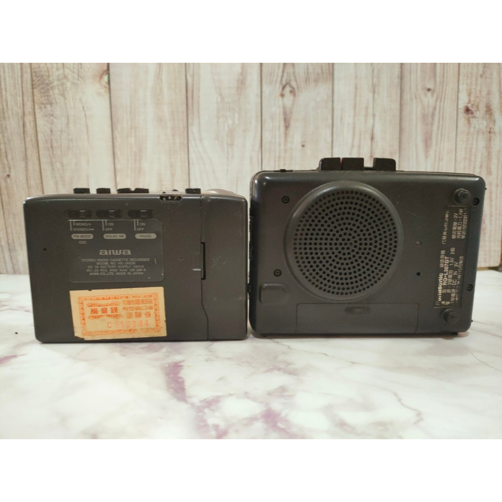 PC-660 aiwa 日本製JX629隨身聽 panasonic 錄放音機 RQ-L307GT 懷舊 收藏 卡帶 播放
