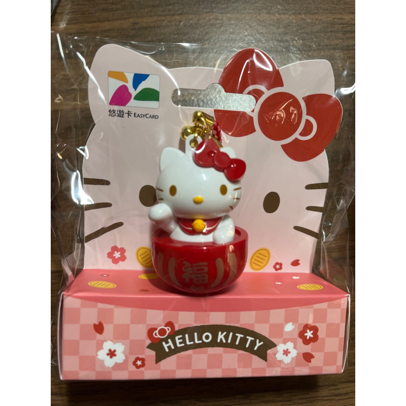 Hello  Kitty 招財達摩3D造型悠遊卡