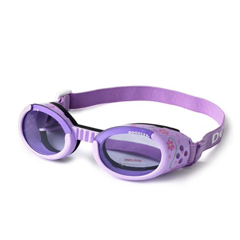 美國Doggles-粉紅紫/Powder / 淡紫鏡片-護目鏡-寵物太陽眼鏡-抗UV護目鏡-護目