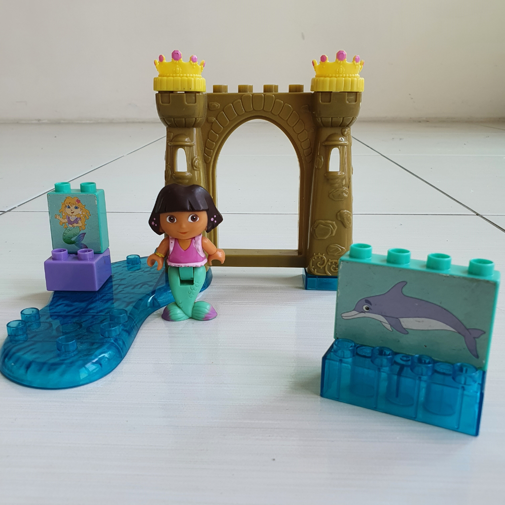 [ Mega Bloks ] 正版 Dora 美人魚積木組