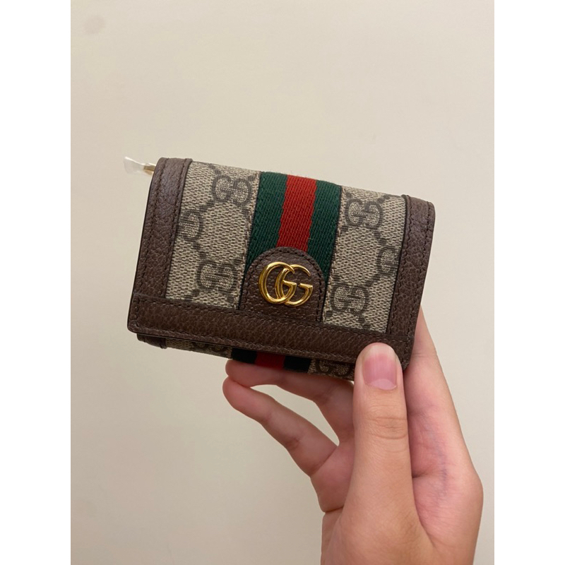 全新 GUCCI 老花錢包 經典老花GUCCI 古馳 古馳錢包 GUCCI短夾 老花logo 聖誕禮物 交換禮物