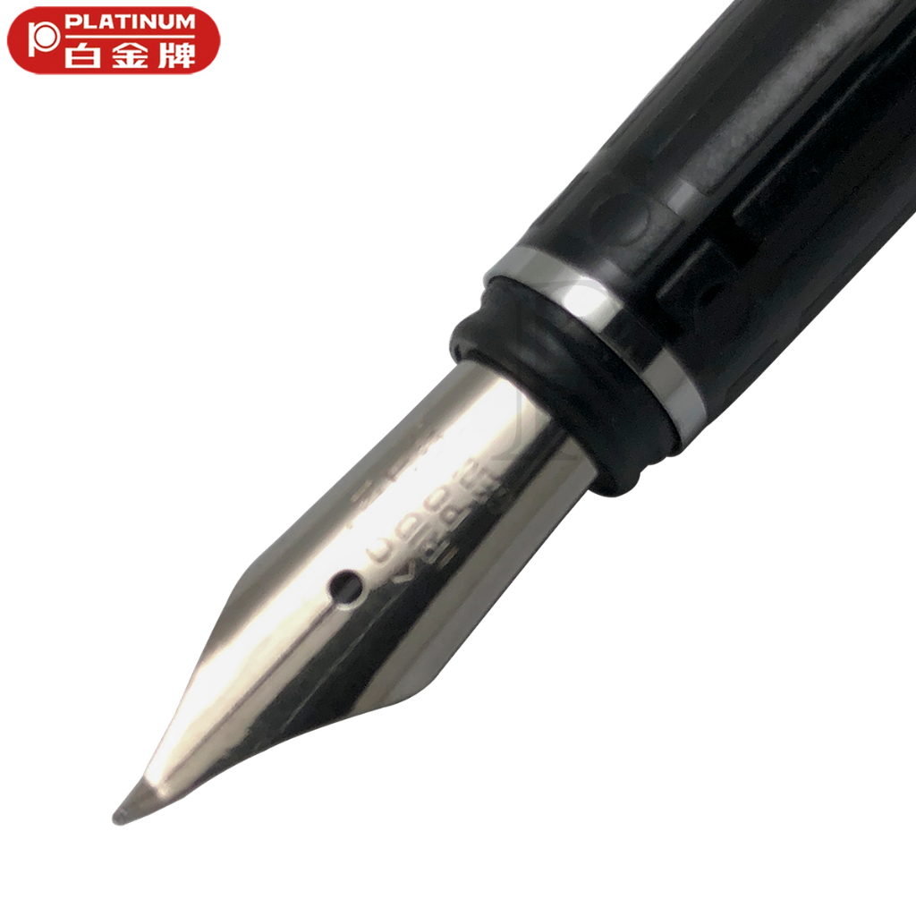 【Penworld】PLATINUM白金 PTA500蝕刻銀唐草書法鋼筆