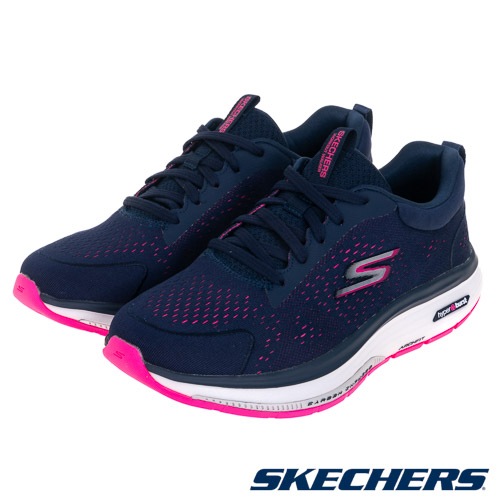 【SKECHERS】健走系列GOWALK WORKOUT WALKER寬楦款-124933WNVHP-粉藍\女