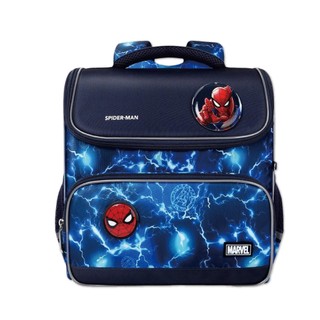 台灣現貨｜正版漫威 MARVEL｜ 蜘蛛人橫版閃電時尚書包 護脊書包 減負後背包 蜘蛛人 書包 背包 雙肩包 後背包