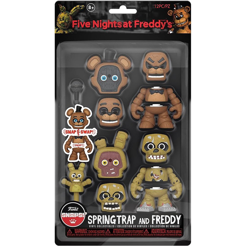 Funko Snaps！Five Nights At Freddy's佛萊迪五夜驚魂Springtrap+Freddy