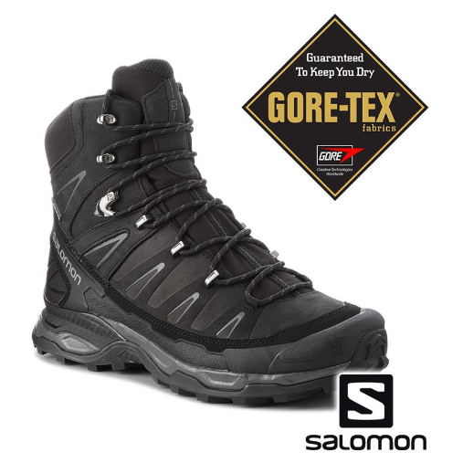 【SALOMON 法國】男 X ULTRA TREK GTX 高筒登山鞋『黑/磁灰』404630 越野鞋.健行鞋