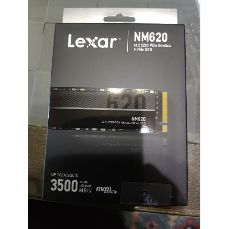 賣全新Lexar雷克沙 NM620 M.2 2280 PCIe Gen3x4 NVMe 2TB固態硬碟+ORICO外接盒