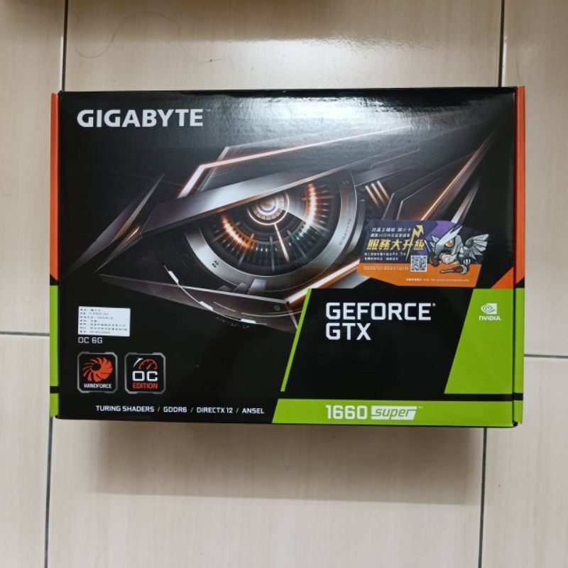 GIGA 技嘉GTX 1660super 顯示卡(二手保固內)